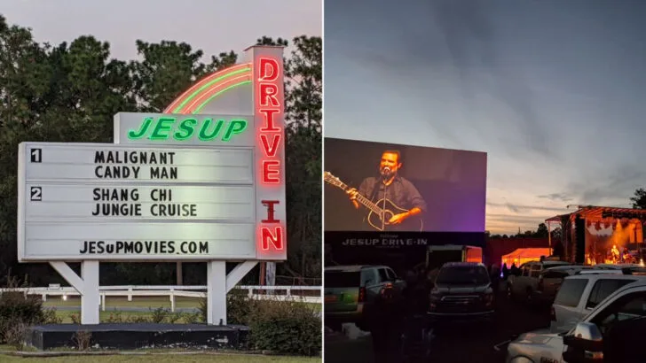 A drive-in theater in Georgia has been showing movies under the stars since the 1940s