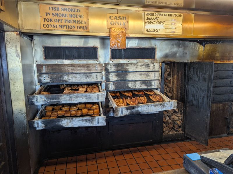 How the smoke works: oak, brine, patience