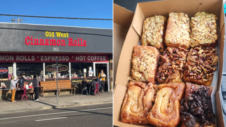 A modest California bakery where cinnamon rolls consistently steal the spotlight