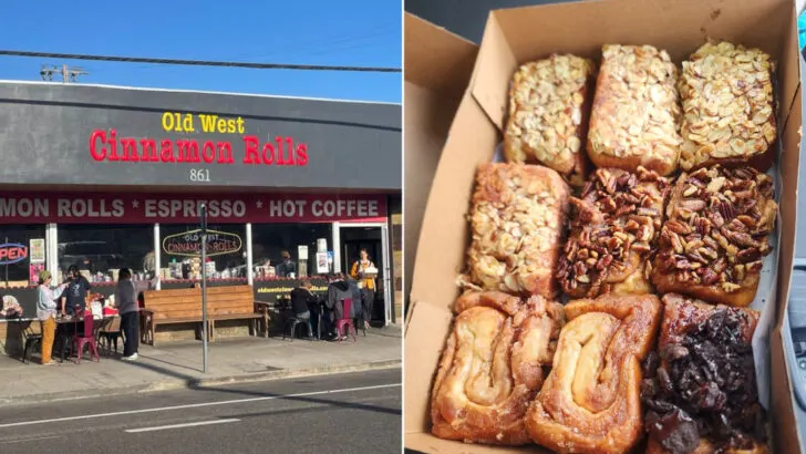 A modest California bakery where cinnamon rolls consistently steal the spotlight