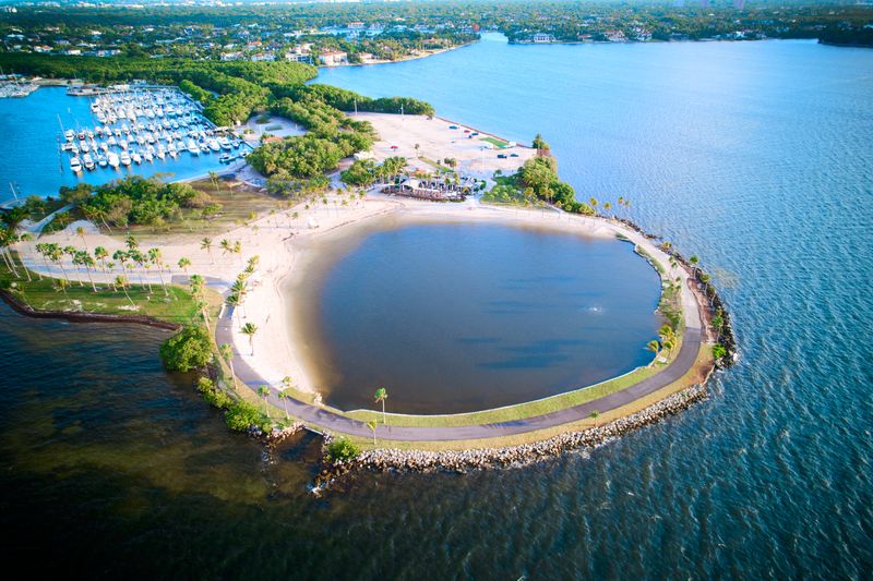 The famous atoll pool