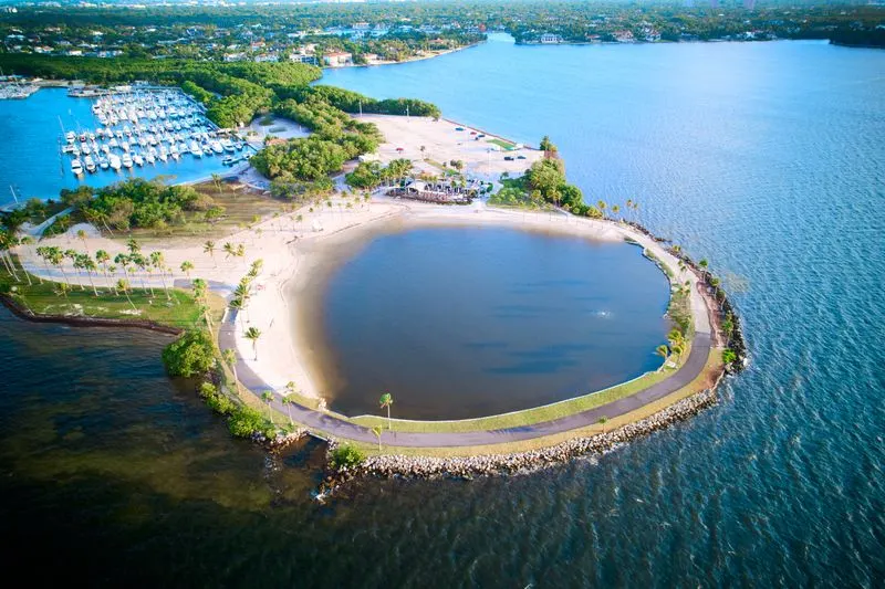 The famous atoll pool