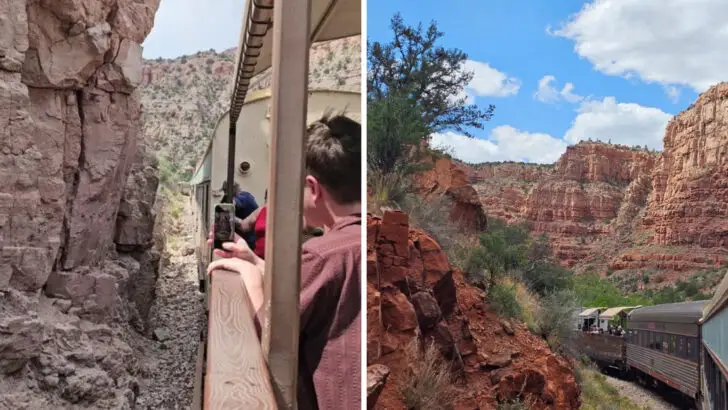 A peaceful train ride through Arizona&rsquo;s red rock canyon you can&rsquo;t reach by car