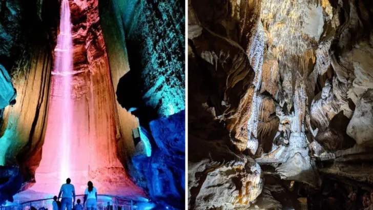 An underground waterfall in Tennessee is hidden inside a cave you can walk right into