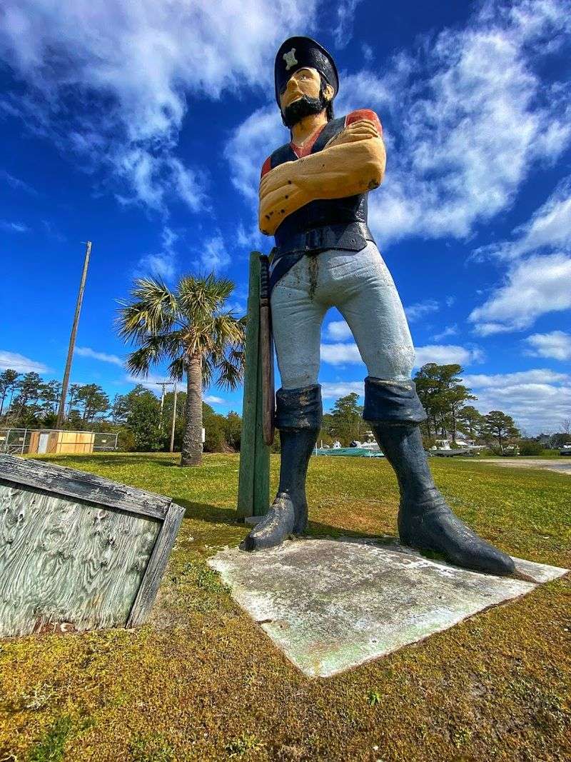 Big Blackbeard Statue