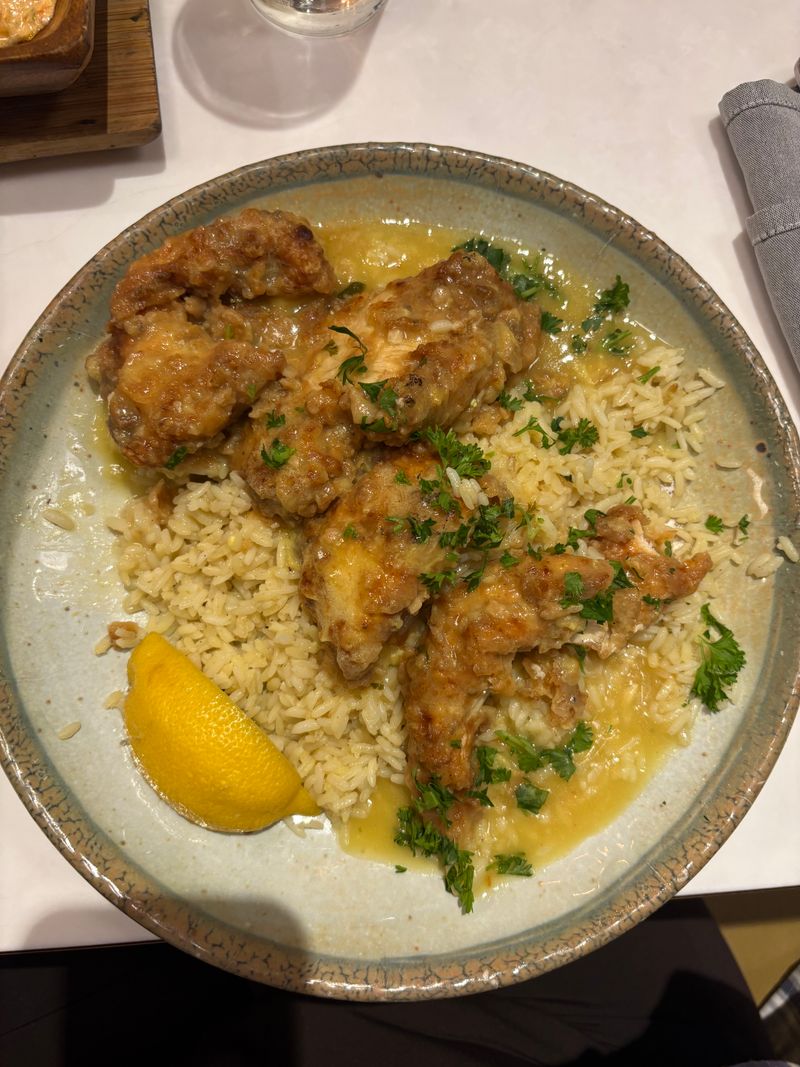 Chicken lemonato and comforting classics