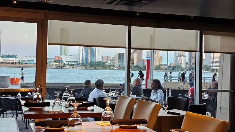 Seating with Riverfront Views