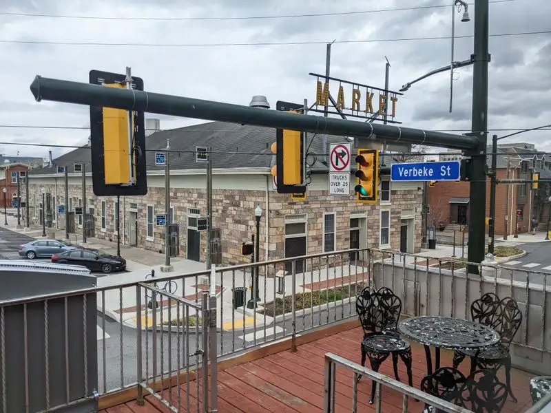 A balcony view and quiet perches