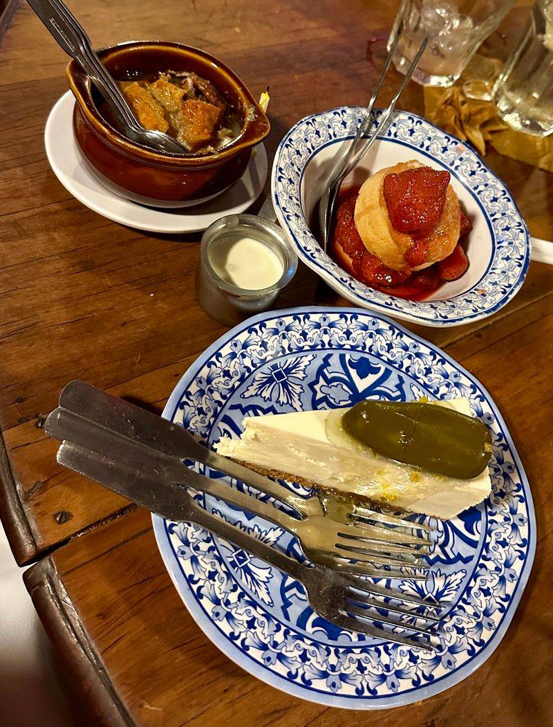 Sweet Finish: Bread Pudding, Strawberry Shortcake, And Jalapeno Cheesecake