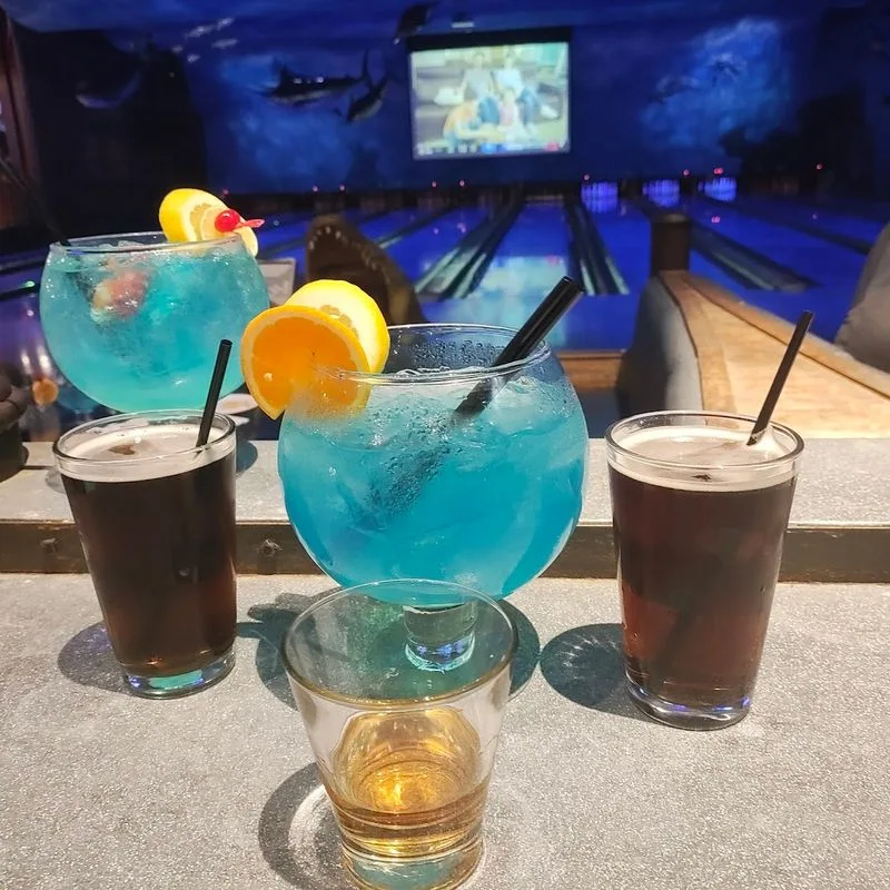 Signature Fish Bowl Cocktails and Fun Drinks