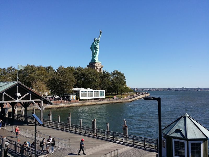 Ellis Island and the Statue of Liberty
