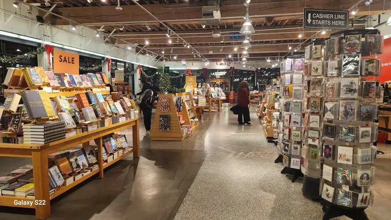 Used meets new on the same shelf