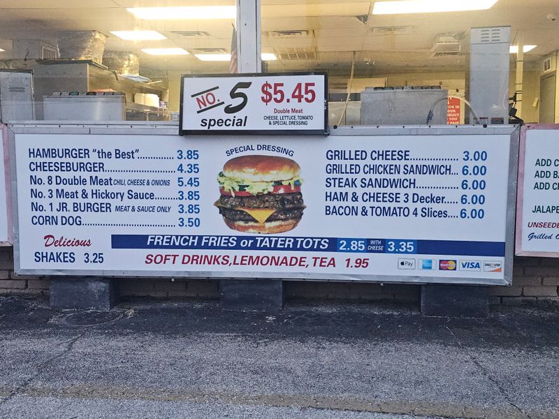 The Menu Board That Time Forgot