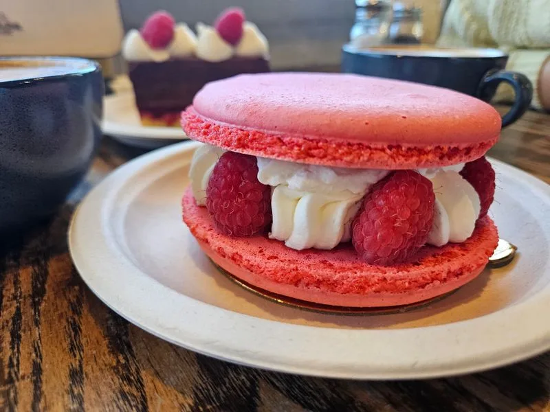 Raspberry Macaron