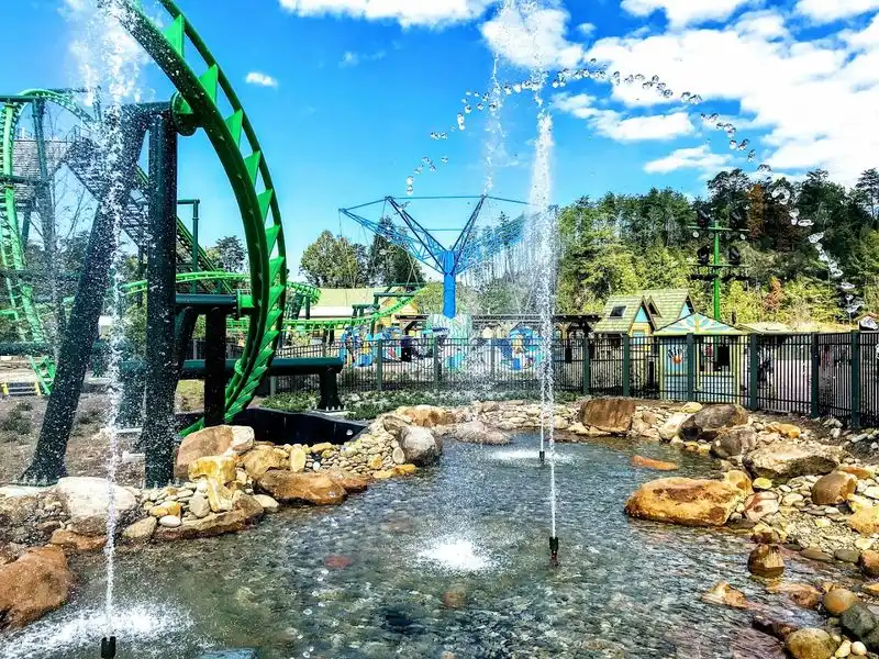 Ride the Coasters at Dollywood in Pigeon Forge