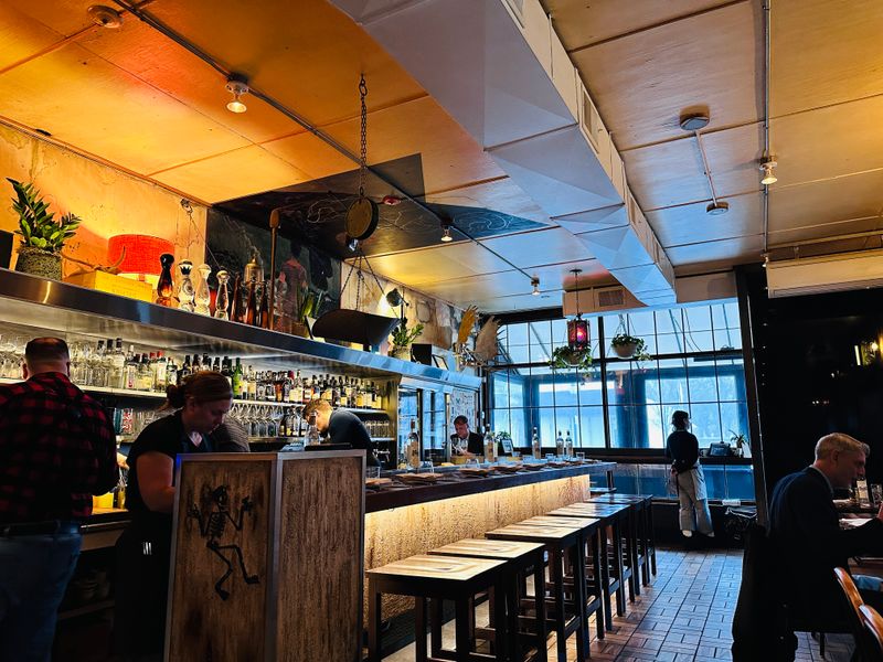 Ambience and the open kitchen