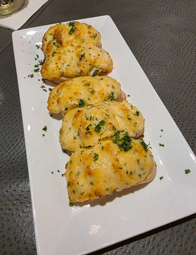 Cheesy Bread and Potato Cakes Sides