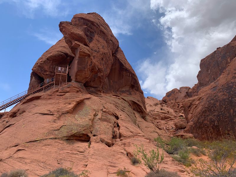 Ancient Petroglyphs at Atlatl Rock