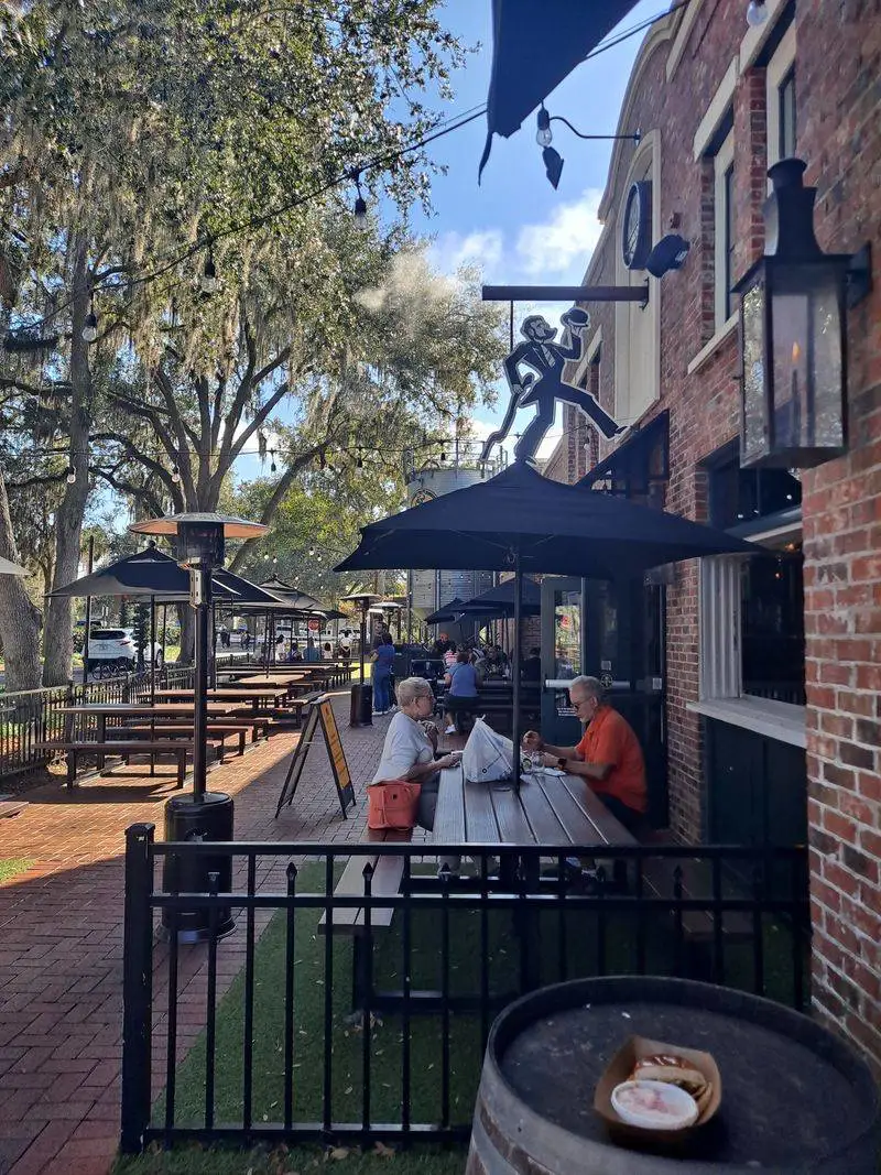 Outdoor Patio & People Watching