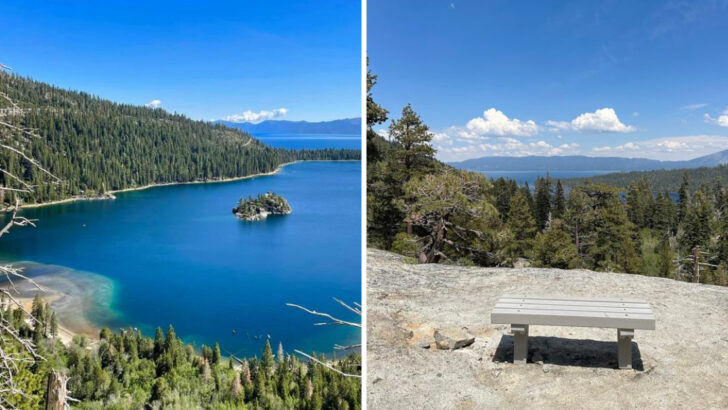 Few Places In California Combine Alpine Peaks, Clear Water, And An Island Estate Like This