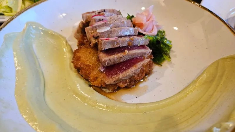 Sirloin Tips with Yukon Mash and Parsnips