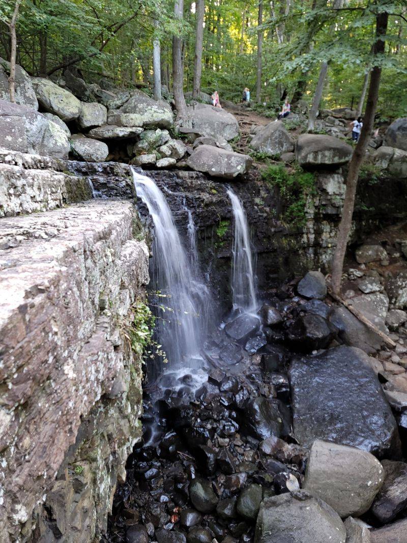 The Waterfall And Creek Bed