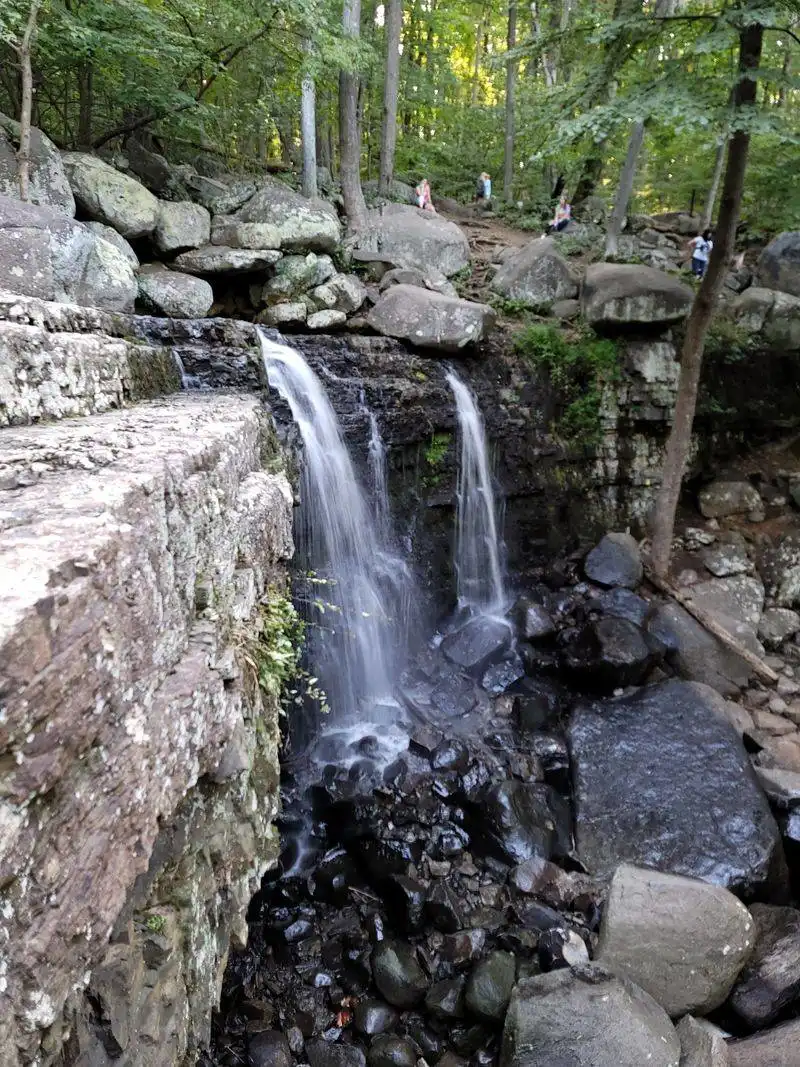 The Waterfall And Creek Bed
