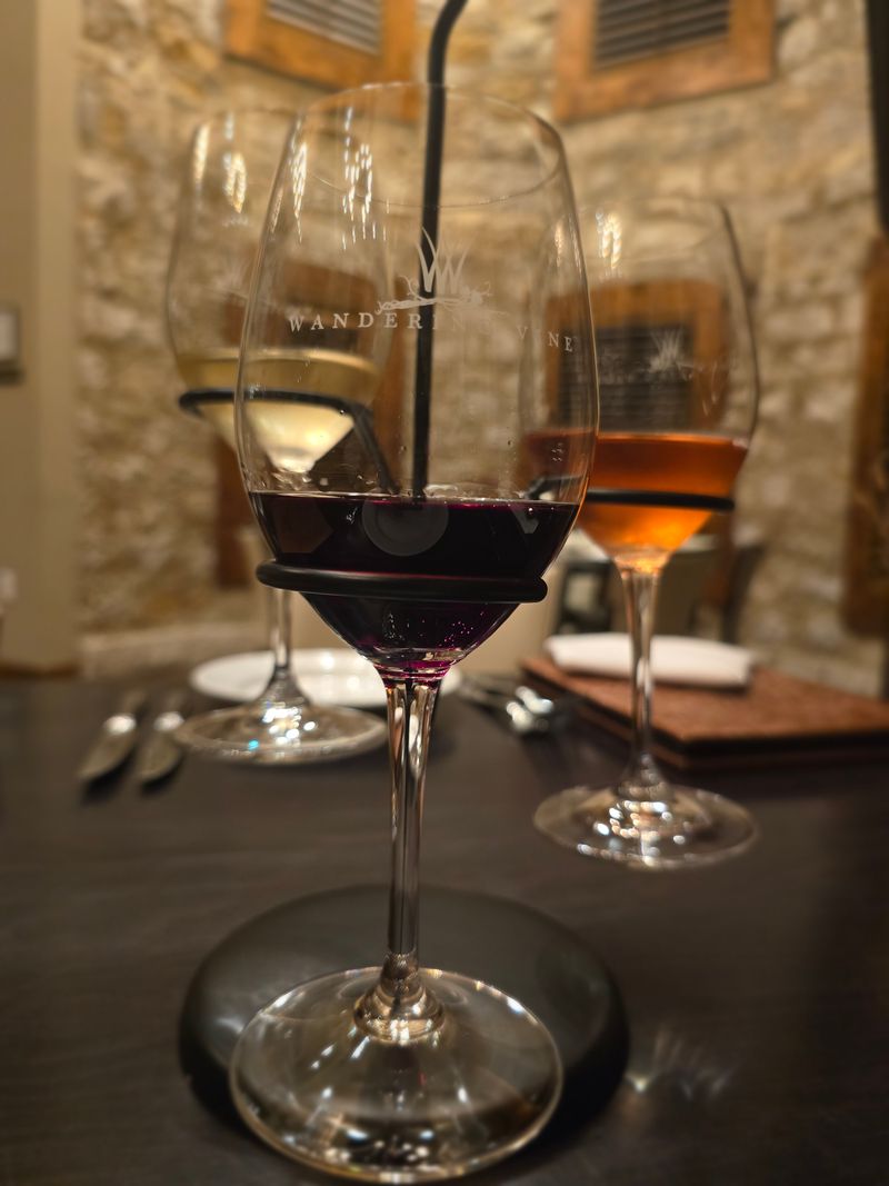 Wine flights and drinks