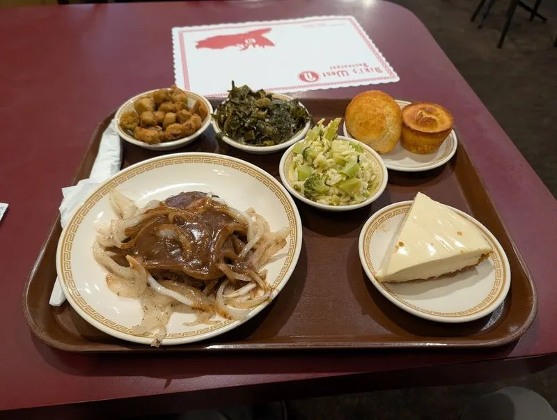 Steak with Gravy and Onions