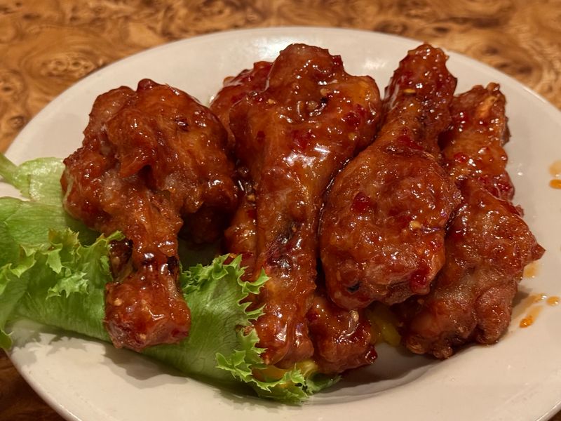 Duck Wings With Sweet Chili Heat