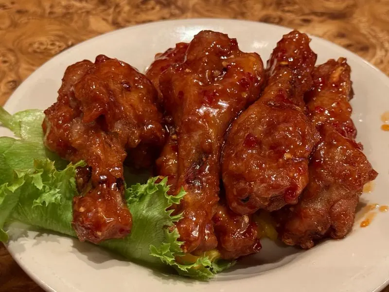 Duck Wings With Sweet Chili Heat