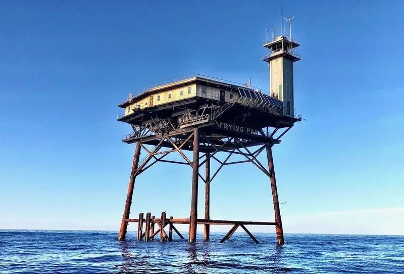 Sleeping 135 Feet Above the Atlantic