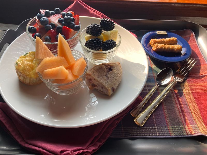 Breakfast, cookies, and fireside comforts