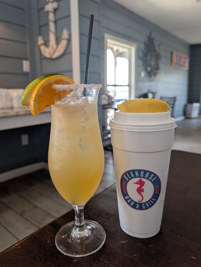 Drinks and simple bar fare