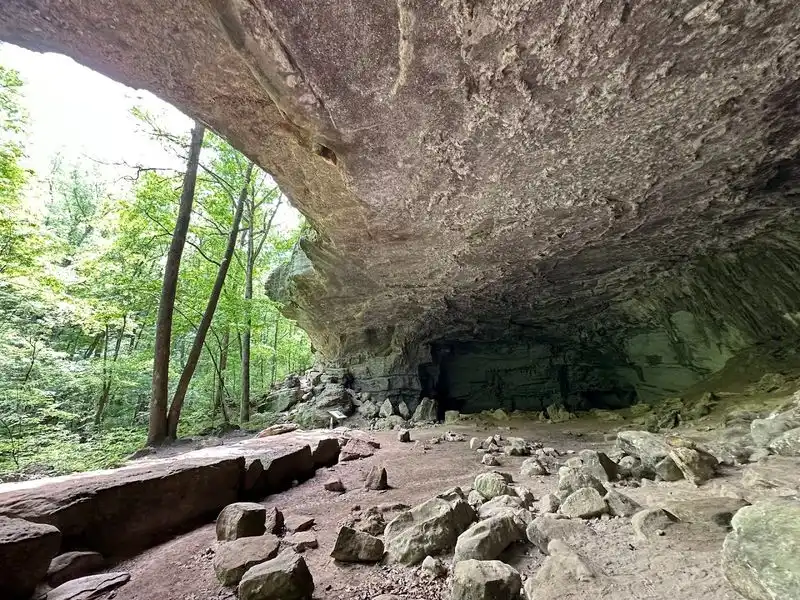 Exploring the Indian Rockhouse Nature Trail