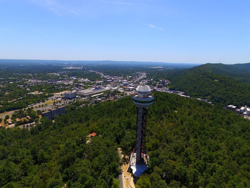 Hot Spring Mountain Tower Overlook & Historic Downtown