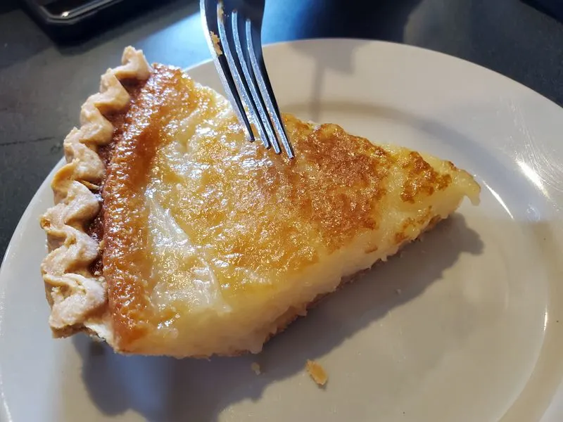 The Indiana state pie: Sugar Cream