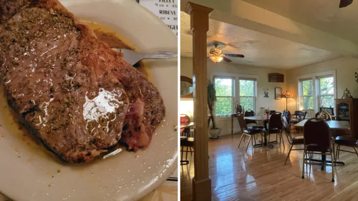 In Iowa, This Old-Fashioned Spot Is Known for a Standout NY Strip Steak