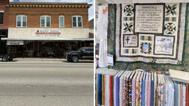 In central Illinois, this small village is known for Amish bakeries, shops, and quiet streets