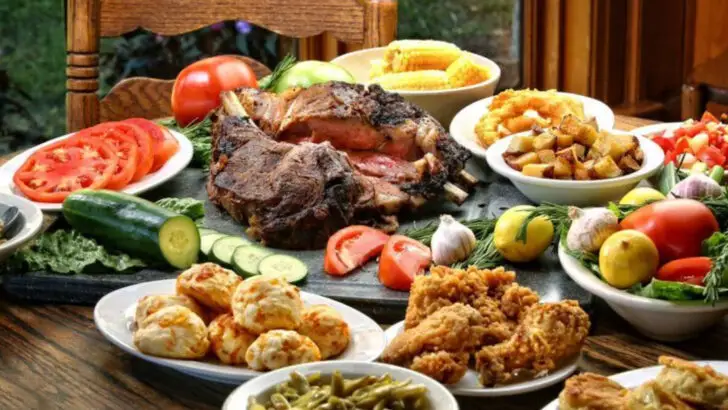 In the North Georgia Mountains, This Restaurant Serves Endless Southern Dishes at Long Tables