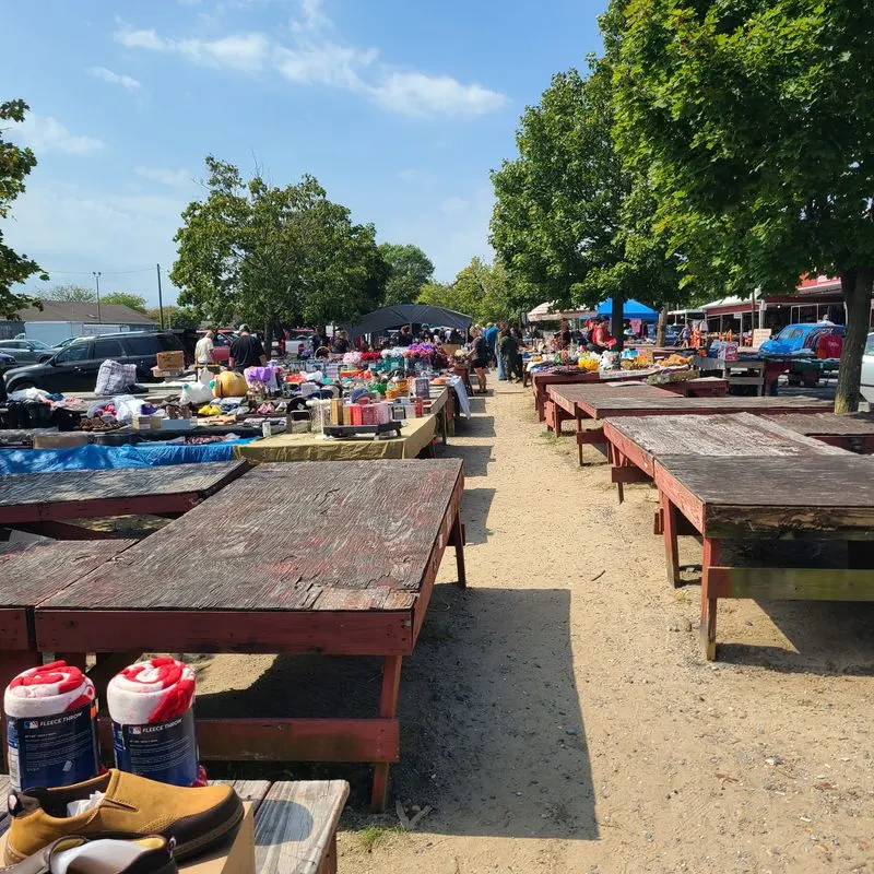 Outdoor Rows: Open Air Browsing And Yard Sale Energy