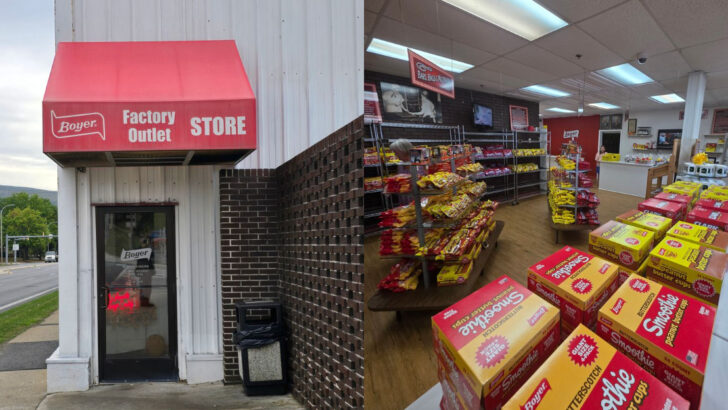 Inside a Pennsylvania candy factory outlet still known for classic treats