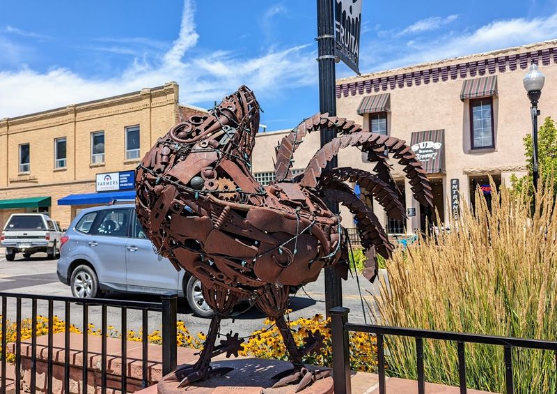 Mike the Headless Chicken Statue — Fruita