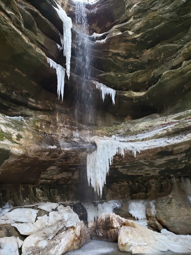 St. Louis Canyon Frozen Falls