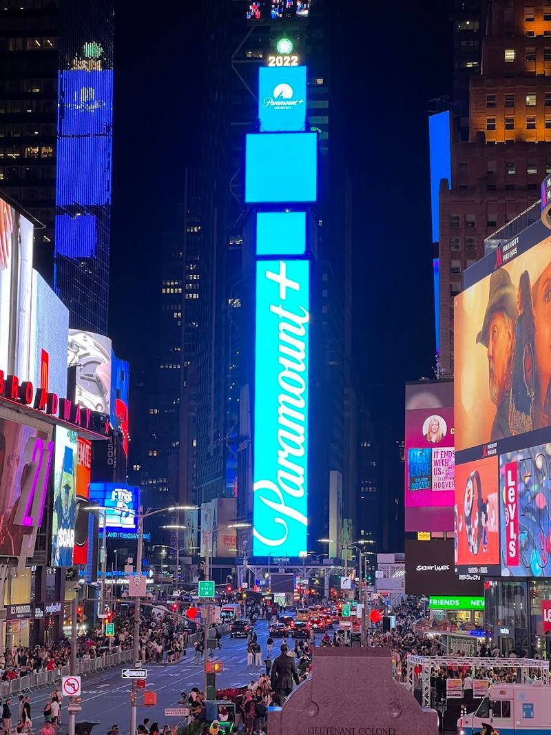 Broadway and Times Square at Night