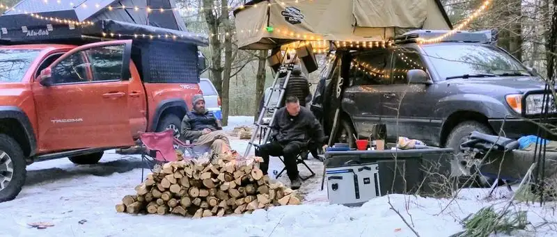 Dispersed Camping Deep in the Woods