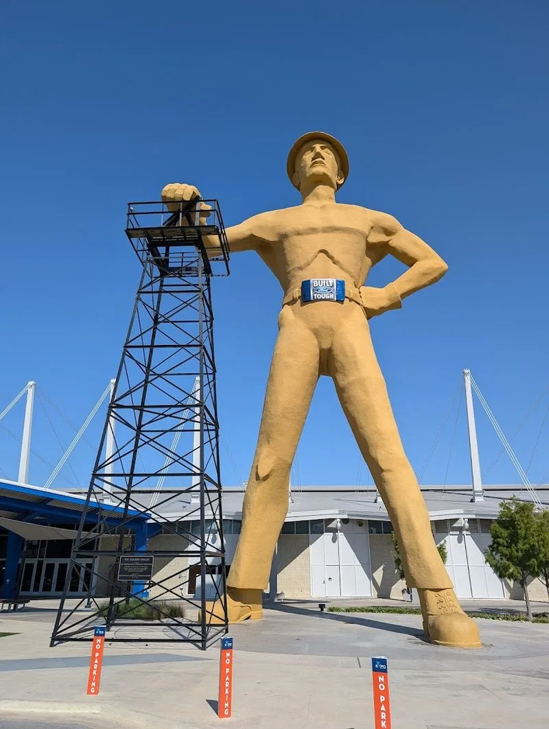 Golden Driller Statue 