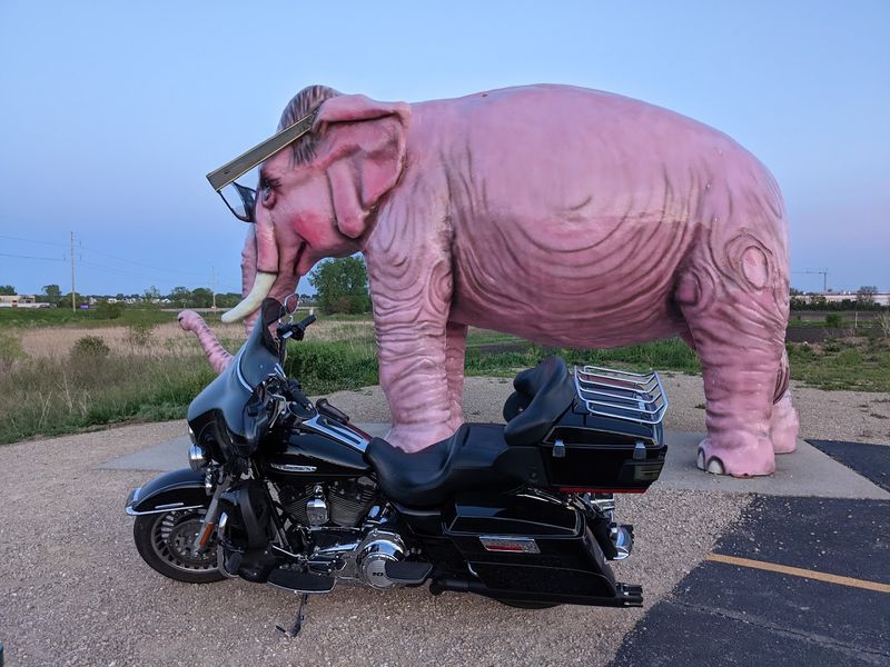 Pinkie the Pink Elephant — DeForest, WI