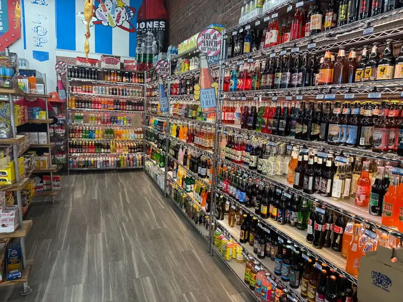 Massive specialty soda selection