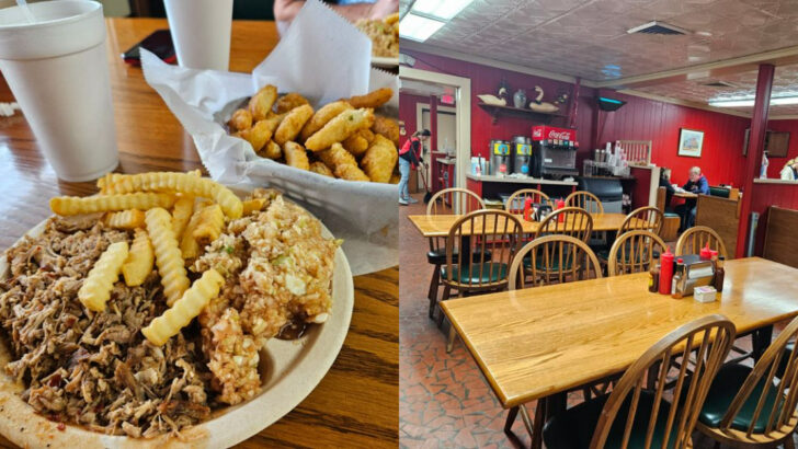 One chopped pork tray explains why this barbecue spot is legendary in North Carolina